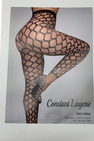 High Waisted Fishnet Tights Stockings