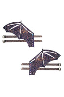 Reflective Glitter Bat Original Wingz Pair For Calf Or Boot