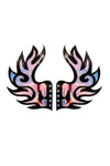 Blazen Iridescent Flame Original Wingz Pair For Calf Or Boot