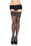 Plus Size 5in Lace Top Thigh Highs