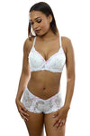 Lace Convertible Bra & Boyshort Set