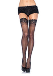 Sheer Lace-Top Thigh High ( 6 pieces in 1 pack)