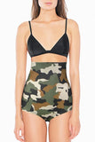 High-Waisted Camo Briefs
