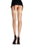 Cuban Foot Back Seam Stockings