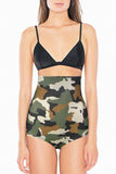 High-Waisted Camo Briefs