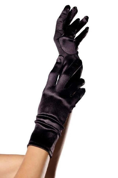 Satin Wrist Length Costume Gloves