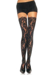 Rose Lace Thigh Highs