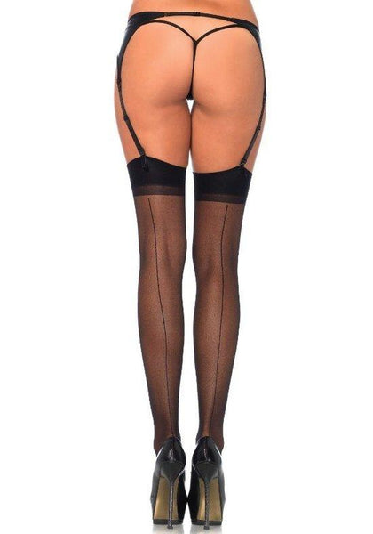 Sheer Backseam Stockings (6 pieces in 1 pack)