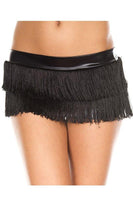 Fringed Mini Skirt