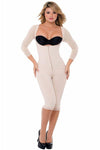Long Sleeve Knee Length Full Body Slimmer
