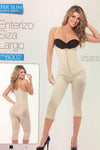 Calf-Length Open Crotch Body Shaper