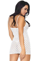 Lace Mini Dress Chemise And G-String