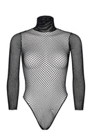 Fishnet Long Sleeved Bodysuit