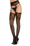 Multi-design fishnet pantyhose