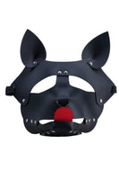 Leatherette Dog Face Mask