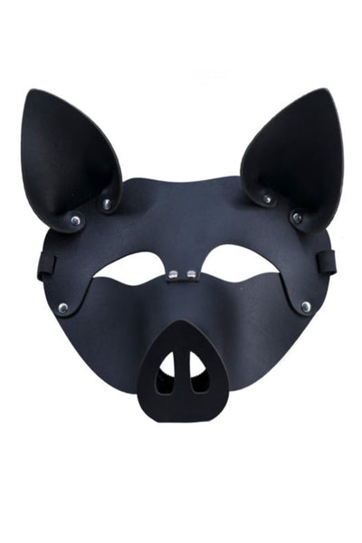 Leatherette Pig Face Mask