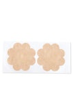 Flower shaped adhesive nipple covers