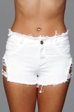 Looped In Distressed Shorts