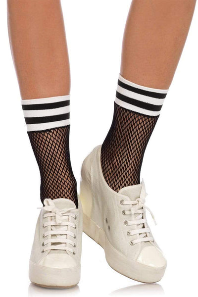 Fishnet Athletic Ankle Socks