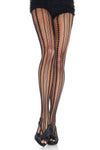 Vintage Pinstripe Net Tights