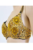 Hand Beaded Bustier with Sequins