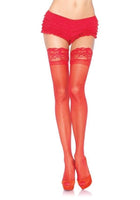 Sheer Lace-Top Thigh High ( 6 pieces in 1 pack)