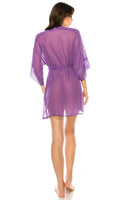   Plus Size Exotic Design Lace Robe – Donna di Capri  