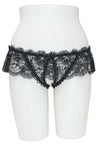 Crotchless Panty with Lace Skirt