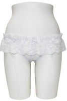 Crotchless Panty with Lace Skirt