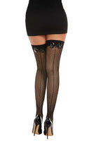 Diamond net fishnet thigh highs