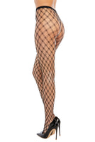 Double knitted fence net pantyhose
