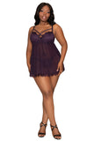 Underwire and push-up cup baby doll