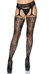 Lace Garter Belt Stockings