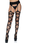 Faux Wrap Garter Stockings