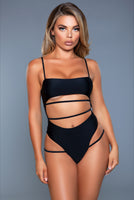 Swimsuit with cutout front