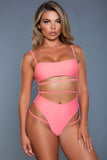 Swimsuit with cutout front