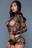 Netted bodystocking