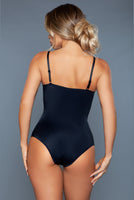 Seamless deep v bodysuit