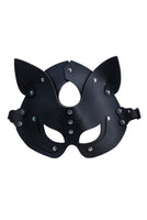 Leatherette Cat Face Mask