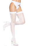 Butterfly Backseam Thigh Highs