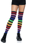 Rainbow Thigh High Socks