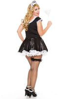 Four pieces French Maid Costume Set