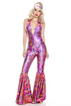 Two Pieces Groovy 70S Diva Costume Set