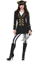 Three Piece High Class Pirate Costume Set