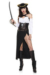 Five Pieces Adventurous Captain Costume Set