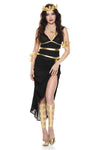 Five Pieces Heavenly Dark Goddess Costume Set