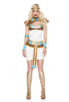 Six Pieces Egyptian Goddess Costume Set