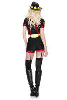 Three Pieces Fire Captain Costume Set