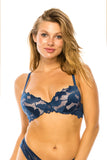 Soft Coverage Floral Lace Bra