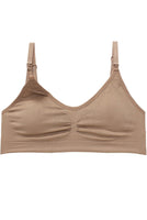 Seamless nursing bra